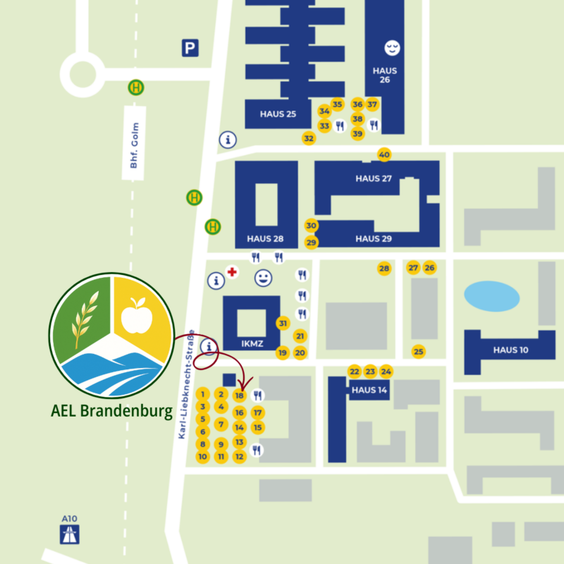 Lageplan PTDW26 AEL Brandenburg