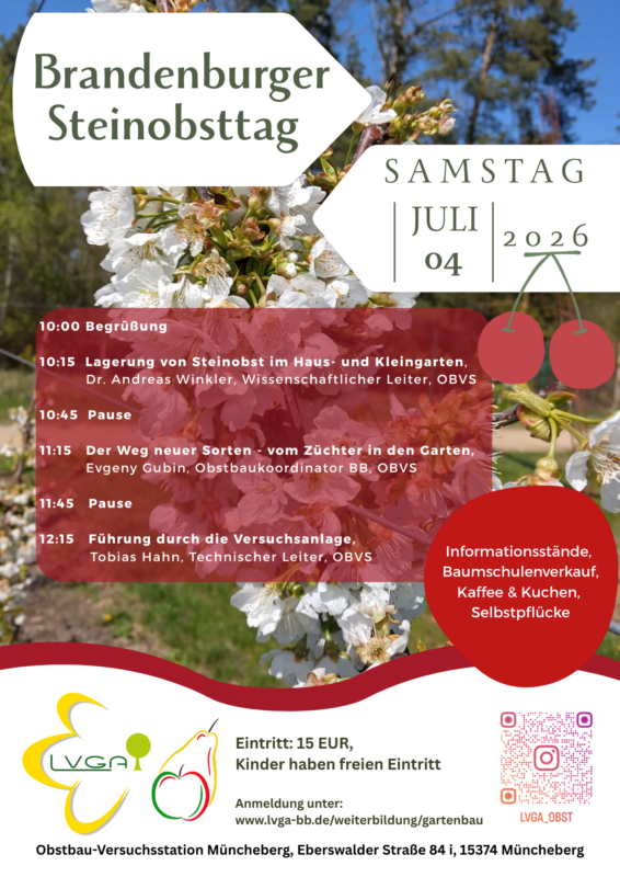 Brandeburger Steinobsttag 2026