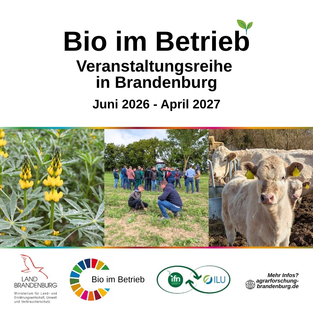 Veranstaltungsreihe Bio im Betrieb 2026 - 2027
